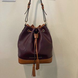 Dooney & Bourke Leather Drawstring Bag